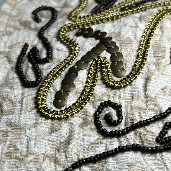 🌷NWOT Coldwater Creek 3/4 sleeve sequins and beads embellished jacket 💫 - Picture 8 of 12